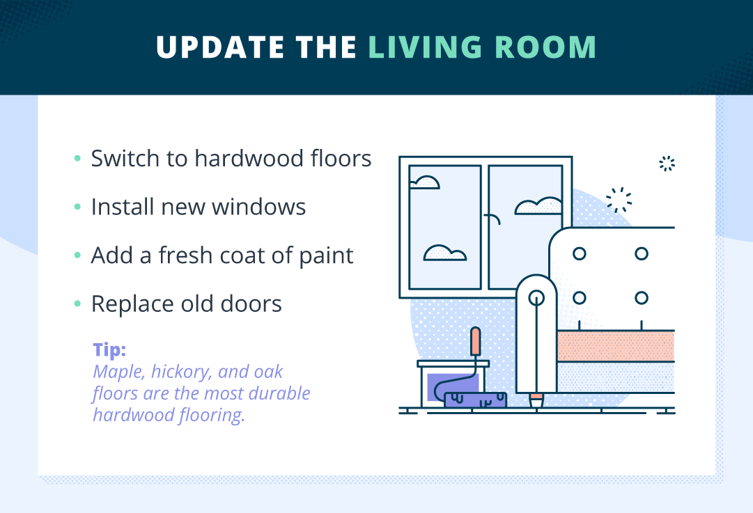 update the living room