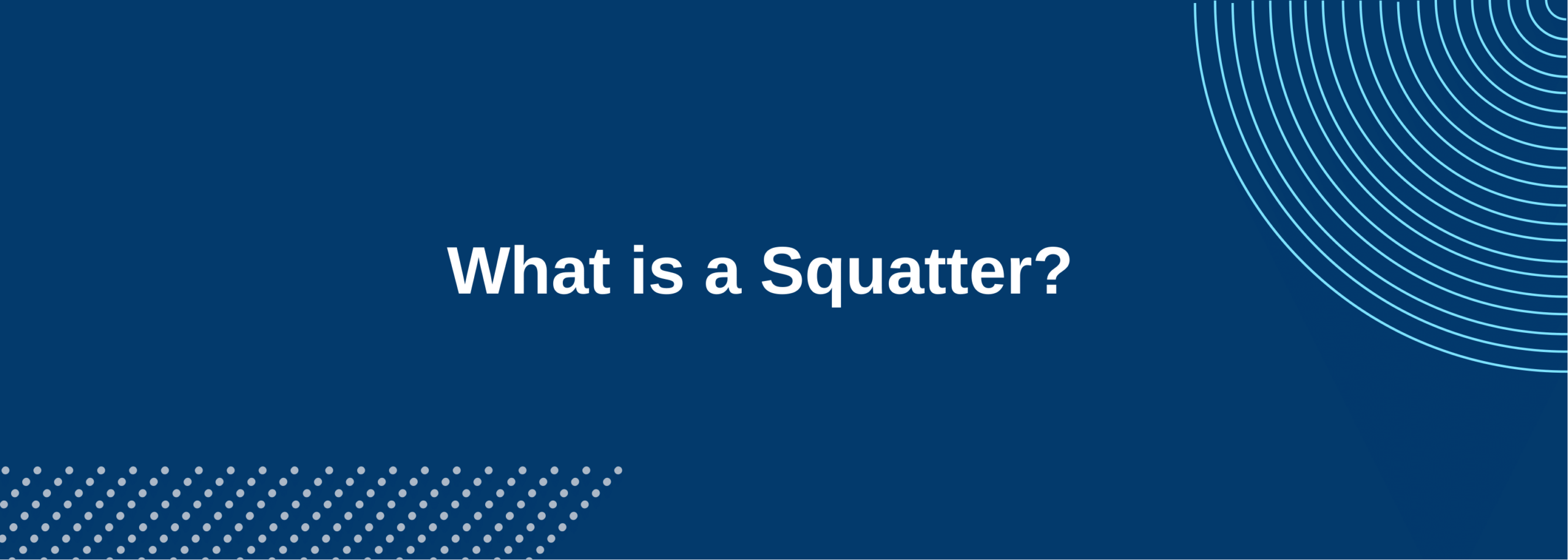 What is a Squatter?